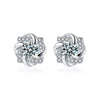 Wholesale Geometric Moissanite S925 Sterling Silver Windmill Earrings For Women