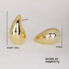 Wholesale Geometric Niche Style Earrings With Electroplating Ccp Material