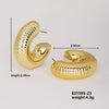 Wholesale Geometric Niche Style Earrings With Electroplating Ccp Material