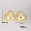 Wholesale Geometric Niche Style Earrings With Electroplating Ccp Material