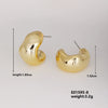 Wholesale Geometric Niche Style Earrings With Electroplating Ccp Material