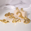 Wholesale Geometric Niche Style Earrings With Electroplating Ccp Material