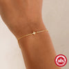 Wholesale Geometric Octagonal Star Diamond Silver 925 Sterling Electroplated Women's Bracelet