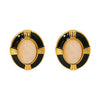 Wholesale Geometric Oval 18K Gold Plated Stainless Steel Earrings For Women