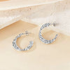 Wholesale Geometric Patchwork Titanium Steel Earrings With Electroplating For Women