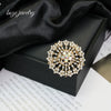 Wholesale Geometric Pattern Zinc Alloy Electroplated Brooch Fashion Unisex Jewelry Accessories
