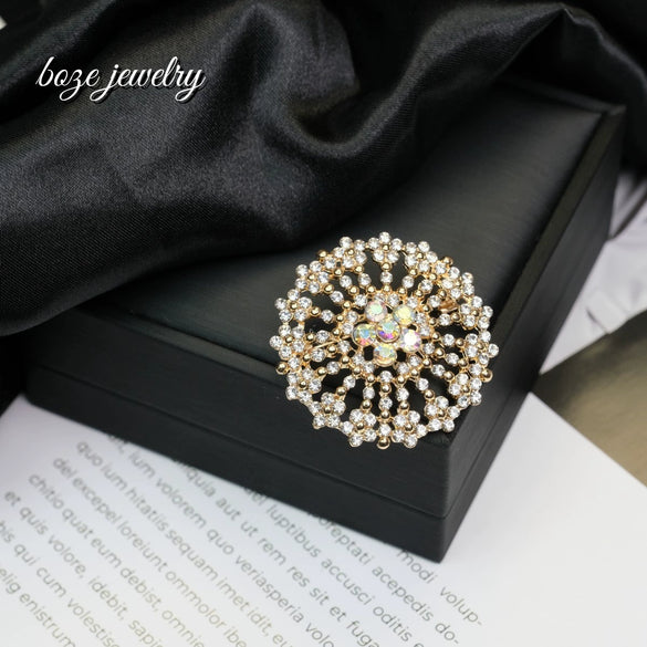 Wholesale Geometric Pattern Zinc Alloy Electroplated Brooch Fashion Unisex Jewelry Accessories