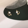 Wholesale Geometric Pearl Earrings For Women Metal U Shape Electroplated