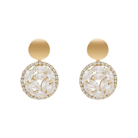Wholesale Geometric Pearl Earrings For Women Metal U Shape Electroplated