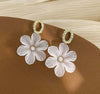 Wholesale Geometric Pearl Earrings For Women Metal U Shape Electroplated