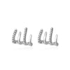 Wholesale Geometric Pearl Earrings For Women Metal U Shape Electroplated