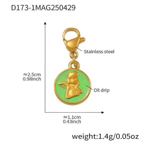 Wholesale Geometric Pendant Necklace And Bracelet Set In Stainless Steel With Furnace Vacuum Plating For Women Summer Fashion