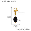 Wholesale Geometric Pendant Necklace And Bracelet Set In Stainless Steel With Furnace Vacuum Plating For Women Summer Fashion
