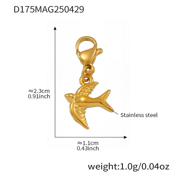Wholesale Geometric Pendant Necklace And Bracelet Set In Stainless Steel With Furnace Vacuum Plating For Women Summer Fashion