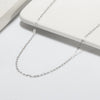 Wholesale Geometric Personality Sterling Silver Necklace With Electroplating Process