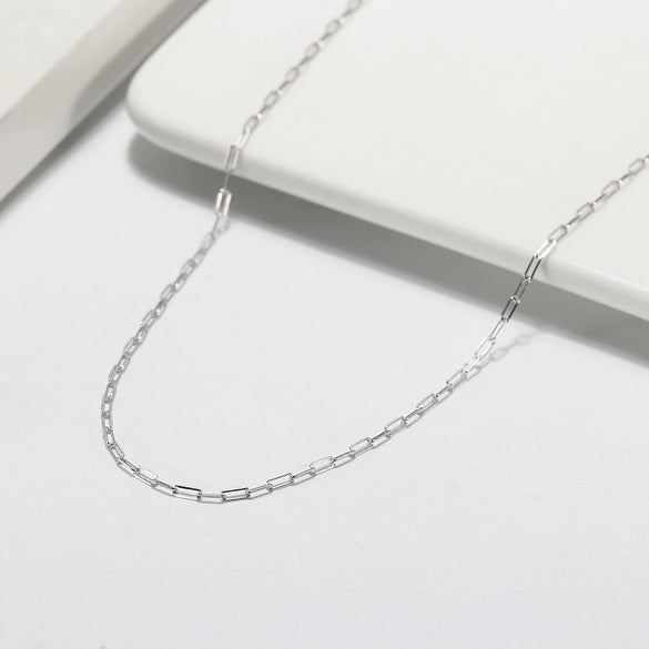 Wholesale Geometric Personality Sterling Silver Necklace With Electroplating Process