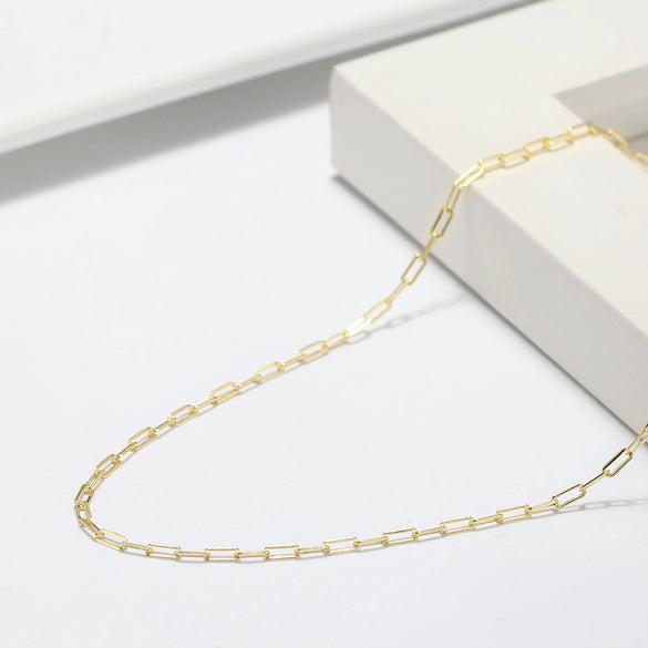 Wholesale Geometric Personality Sterling Silver Necklace With Electroplating Process