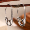 Wholesale Geometric Pinshaped Copper Ear Clips 14K Gold Electroplated Earrings For Women