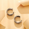 Wholesale Geometric Plastic And Resin Earrings With S925 Silver Needles
