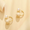 Wholesale Geometric Plastic And Resin Earrings With S925 Silver Needles