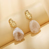 Wholesale Geometric Plastic And Resin Earrings With S925 Silver Needles