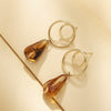 Wholesale Geometric Plastic And Resin Earrings With S925 Silver Needles