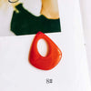 Wholesale Geometric Resin Hollow Water Drop Earrings Jewelry Accessories