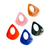 Wholesale Geometric Resin Hollow Water Drop Earrings Jewelry Accessories