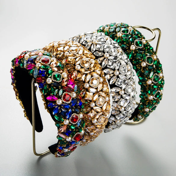 Wholesale Geometric Rhinestone Diamond Headband For Women