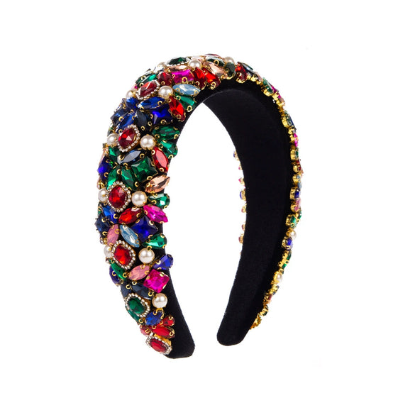 Wholesale Geometric Rhinestone Diamond Headband For Women