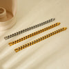 Wholesale Geometric Rhinestoneencrusted Imitation Pearl 18K Gold Plated Stainless Steel Bracelet For Women