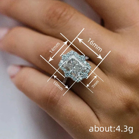 Wholesale Geometric Ring For Women Copper With Zirconia Palace Style