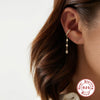 Wholesale Geometric S925 Sterling Silver Electroplated Ear Clip Earrings For Women