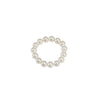 Wholesale Geometric Silver Electroplated Mini Pearl Ring For Women Niche High End Minimalist Style