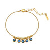 Wholesale Geometric Simple Style Titanium Steel 18K Gold Plated Women's Anklet