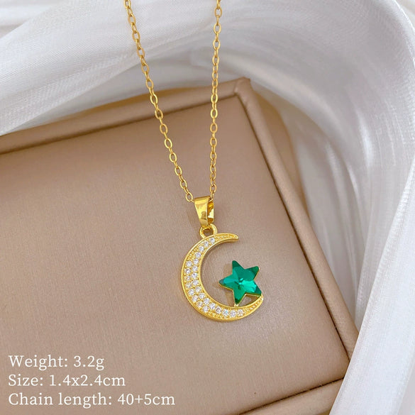 Wholesale Geometric Stainless Steel And Copper Cartoon Minimalist Unisex Necklace