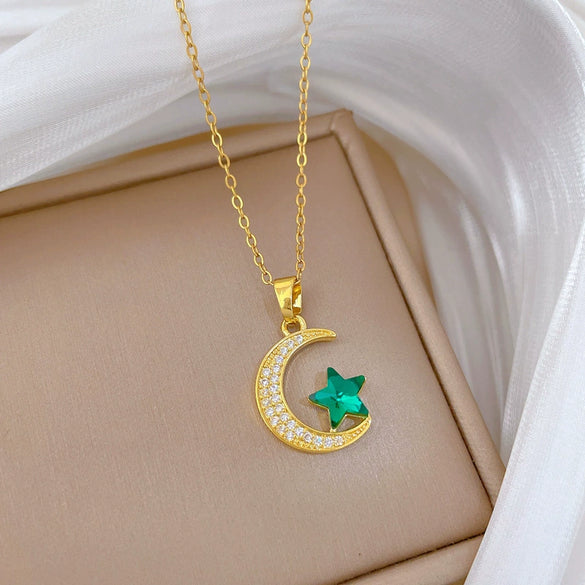Wholesale Geometric Stainless Steel And Copper Cartoon Minimalist Unisex Necklace