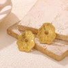 Wholesale Geometric Stainless Steel And Gold Electroplated Earrings For Unisex