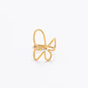 Wholesale Geometric Stainless Steel And Titanium Steel Electroplated 18K Gold Women's Ring