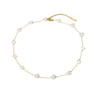 Wholesale Geometric Stainless Steel And Titanium Steel 18K Goldplated Necklace For Women
