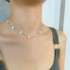 Wholesale Geometric Stainless Steel And Titanium Steel 18K Goldplated Necklace For Women