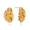 Wholesale Geometric Stainless Steel And Titanium Steel Vacuum Real Gold Plated Earrings For Women