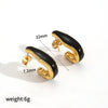 Wholesale Geometric Stainless Steel Earrings For Women 18K Gold Plated