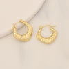 Wholesale Geometric Stainless Steel Earrings With Electroplating For Women Simple And Personalized