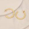 Wholesale Geometric Stainless Steel Earrings With Electroplating For Women Simple And Personalized