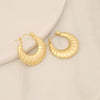 Wholesale Geometric Stainless Steel Earrings With Electroplating For Women Simple And Personalized