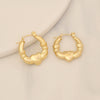 Wholesale Geometric Stainless Steel Earrings With Electroplating For Women Simple And Personalized