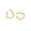Wholesale Geometric Stainless Steel Earrings With Electroplating For Women Simple And Personalized