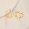 Wholesale Geometric Stainless Steel Earrings With Electroplating For Women Simple And Personalized