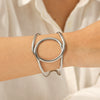Wholesale Geometric Stainless Steel Electroplated Bracelet For Women Highend Jewelry